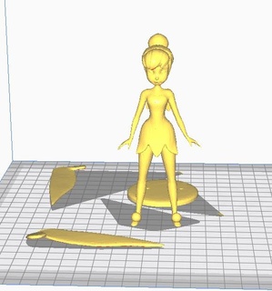 Tinker Bell zerlegen 2 Krieg Sterne Star Trek Schiff Filme 3d print model - Mito3D