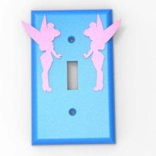 tinkerbell lightswitch removable decor 3d print model - Mito3D