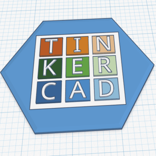 tinkercad badge art logo prototype 3D print model - Mito3D