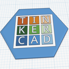 tinkercad badge art logo le prototype 3d print model - Mito3D