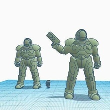 tinkercad güç zırhlı asker 15mm 18mm 28mm masa oyunu oyunları fantezi oyun oyunlar deniz minyatür minyatürler modüler zırhı rol yapma rpg Bilim kurgu bilimkurgu Uzay 3d print model - Mito3D