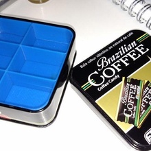 tinsert brazilian coffee candy tin customized organization 3d print model - Mito3D