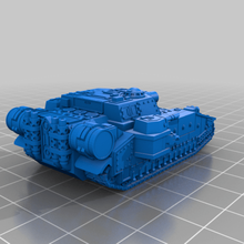 tiny biggest tank mobile howitzer game toy accessories 3d print model - Mito3D