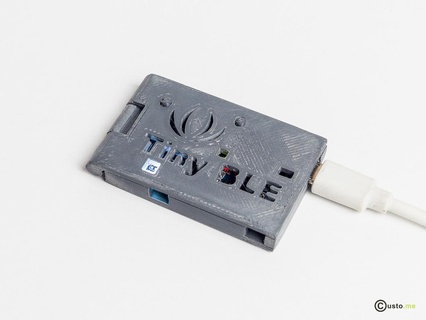 tiny ble print place case arduino hinge electronics 3d print model - Mito3D