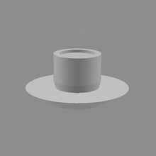 klein Tasse Untertasse 3d print model - Mito3D