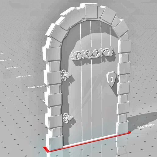 pequeña puerta varios d&d warhammer casas de muñecas fairydoors pérez ratón las miniaturas los juguetes art 3D print model - Mito3D