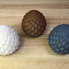 tiny dragon egg box container easter hinged miniature surprise containers 3d print model - Mito3D