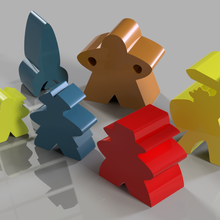 minuscolo epico meeples collezione gioco tavolo pirati 3d print model - Mito3D