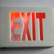 tiny exit sign led light tool electronics tiny exit led exit sign exit emergency exit diy
