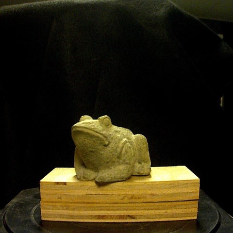 tiny frog art makerbotdigitizer scan 3D print model - Mito3D