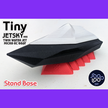tiny jetsky mk1 stand base architecture boat rc jet sky jetboat water drive twin micro mini nano vehicles remote racing controlled control sapolab toy 3d printed boot propulsion bateau diy modelism recycle swimming pool summer lake sea kids fun lipohv holder support 3d print model - Mito3D