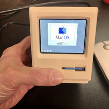 tiny mac raspberry pi gadget diy emulator macintosh mini vmac scale model virtual machine 3d print model - Mito3D