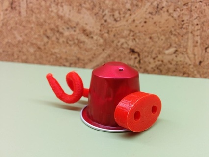 tiny recycled pig 3d print model - Mito3D
