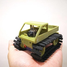 tiny snowcat fpv - coolest trak game r c vehicles whoop tank rc 3d print model - Mito3D