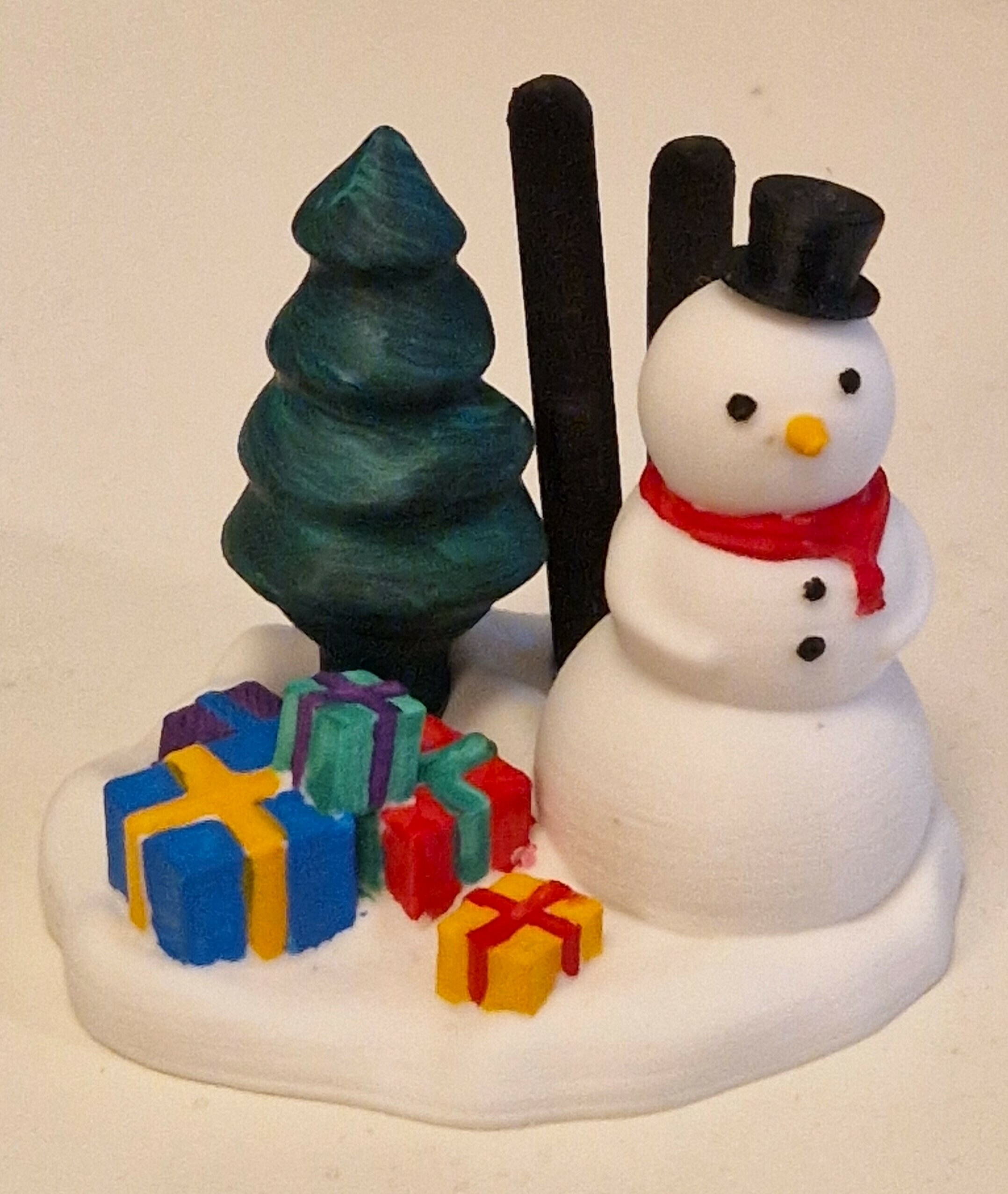 klein schneemann winter weihnachten 3D print model - Mito3D