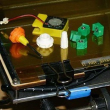 tiny stuff reprap tool 3d printer accessories screw mount mendel hotbed cooling fan accessory 3d print model - Mito3D