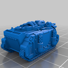 pequeno tanque móvel clássico do laser de plataforma jogo brinquedo acessórios 3d print model - Mito3D