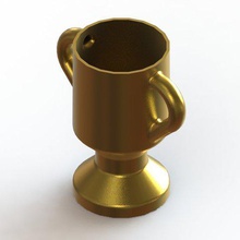 tiny test trophy tool 3d printing tests cup print small 3d print model - Mito3D