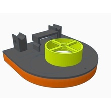 tiny whoop hovercraft 3 motors version v2 gadget 3d print model - Mito3D