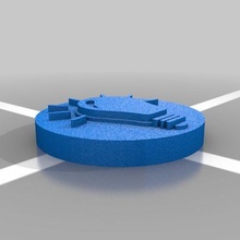 tinyforming Marte tokens jogos brinquedo acessórios 3d print model - Mito3D