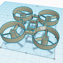 tinywhoop inductrix jogo tinydron minidrone drone pequeno chassi 3d print model - Mito3D