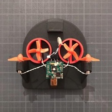 tinywhoov completo impreso en 3d de la versión v4 gadget badassdrones cuchilla el fpv aerodeslizador inductrix microquad rctoys pequeña whoov 3d print model - Mito3D