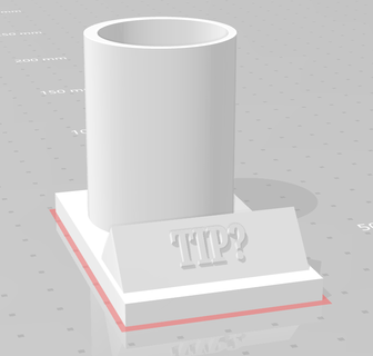 tip tin 3d print model - Mito3D