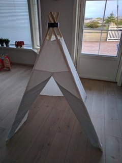 tipi telt holder kid 4 pole household 3d print model - Mito3D