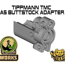 tippmann tmc a5 buttstock adapter various sport outdoors paintball magfed adpater 3d print model - Mito3D