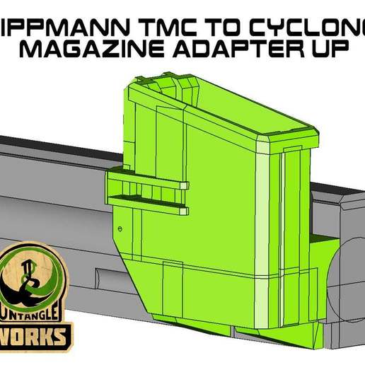 tippmann tmc ciclón revista de adaptador varios deporte al aire libre x7 phenom a5 paintball magfed el 3D print model - Mito3D