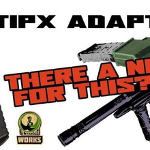 tipx magazine adapter various magfed paintball tippmann sport outdoors 3d print model - Mito3D