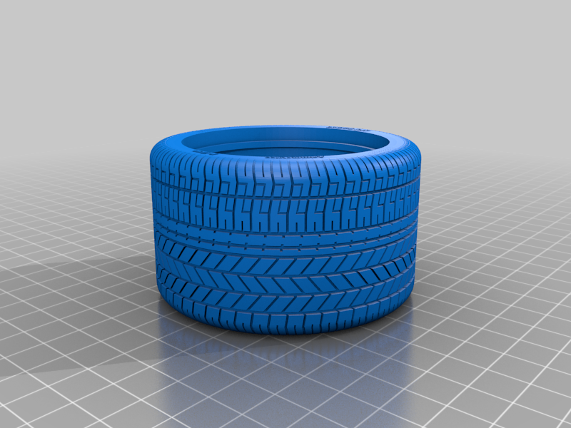 tekerlek Pirelli pzero f40 Ferrari ölçek model lastikler 3d baskı 3D print model - Mito3D