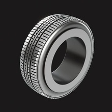 Reifen Ring Schmuck Design Hand 3d print model - Mito3D