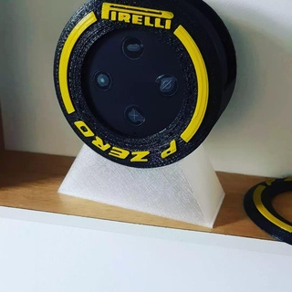 tire suport echo dot 3rd generation smart speaker alexa home car racing cars decoration homestyle lifestyle collectibles echodot amazon 3d print model - Mito3D
