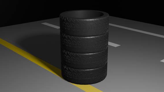 pneu bande roulement Bière koozie 3d print model - Mito3D