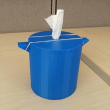 tissue holder 10 home household toilet paper box sneeze rubber band 3d print model - Mito3D