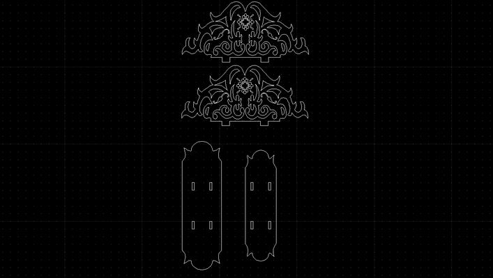 tejido servilleta soporte corte laser hogar casa cuadro familia 2d imagen 3d print model - Mito3D