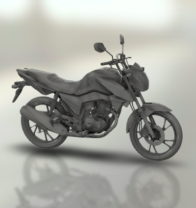 titan 160 moto bicyclette moteur vélo two wheeled véhicule motard sport turbo roadster hachoir 3d print model - Mito3D