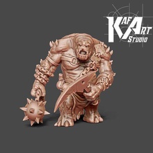 titan 52mm game character monster barbarian miniature figurine 3d print warrior fantasy wargame tabletop ogre boardgame dd 3d print model - Mito3D