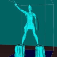titan braavos a arte pessoas fortes estátua sexy escultura miniatura homem tenho jogo de tronos fdm dlp 3d print model - Mito3D
