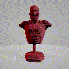 titán colosal busto shingeki kyojin eren mikasa coleccionable snk anime 3D print model - Mito3D
