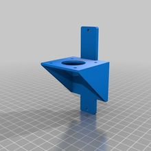 titan extruder mount 2020 extrusion vertical delta e3d-titan 3d_printer_parts 3d print model - Mito3D