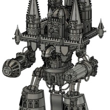 titan imperator warhammer adeptus titanicus w40k legion 3d print model - Mito3D
