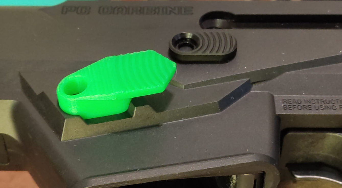 titán gusta extendido revista lanzamiento ruger pc carabina pcc carga pc9 3D print model - Mito3D