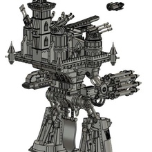 titan warmonger 3d print model - Mito3D