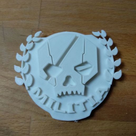 caduta dei Titani 2 milizia logo apice leggende titanfall2 3d_printing 3D print model - Mito3D