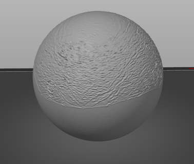 titânia astronomia escala modelo topografia 3d globo 3d print model - Mito3D