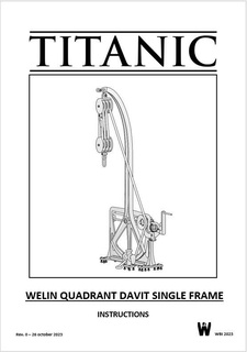 Titanic 39 einfach funktional Struktur 1 10 Rahmen verschiedene Davit Quadrant 3d print model - Mito3D