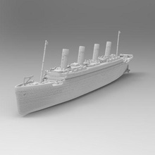 titânico barco navio embarcação 3d print model - Mito3D