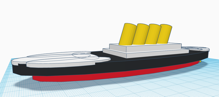 Titanic Kunst rms 3d print model - Mito3D